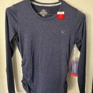 Aeropostale Sport Women's Blue Long Sleeve Performance Top